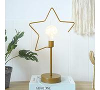 Veilleuse LED portable avec interrupteur à bouton-poussoir/interface USB, lumière blanche chaude pour chambre de bébé, chambre à coucher, salon, camping, pique-nique (C USB or)