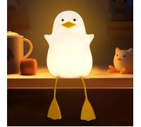 Veilleuse LED pour enfants, lampe de pépinière en Silicone au toucher mignon avec minuterie, lampe Portable en forme d'animal à int
