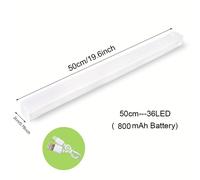 Veilleuse LED sous armoire,détecteur de mouvement,lumière de Cisco,lampe d'éclairage de cuisine aste par USB - Type Cuboid 50cm-Warm White 3000K #B