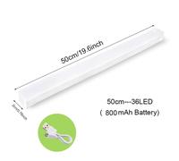 Veilleuse LED sous armoire,détecteur de mouvement,lumière de Cisco,lampe d'éclairage de cuisine aste par USB - Type Cuboid 50cm-Warm White 3000K #A