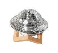 Veilleuse LED sur le thème de l'espace pour enfants, modèle de planète, design sphère miroir, boule de discothèque, coffre-fort, chaud, éclairage d'accentuation, boule miroir gravée