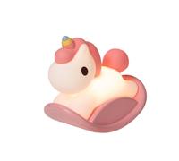 Veilleuse Licorne Et Blanche En Silicone - Rechargeable Rose TU