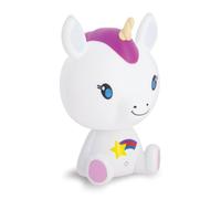 Xanlite, Veilleuse Licorne LED, intensité variable, USB rechargeable, RVB et Blanc chaud