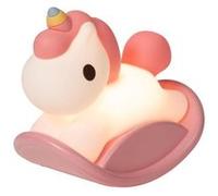 Veilleuse Licorne rose et blanche en silicone - Rechargeable - Amadeus - Rose - Silicone