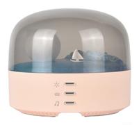 Veilleuse lune, haut-parleur sans fil 1200 mAh, lampe LED aux couleurs réglables, lecteur de musique avec batterie rechargeable pour décoration de chambre à coucher (3)