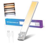 Veilleuse Magnétique Rechargeable Avec Capteurs De Mouvement Gradation Automatique Alliage D'aluminium Pour La Maison/le Bureau Motion Sensor Night Light