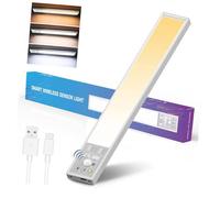 Veilleuse Magnétique Rechargeable Avec Capteurs De Mouvement Gradation Automatique Alliage D'aluminium Pour La Maison/le Bureau Motion Sensor Night Light