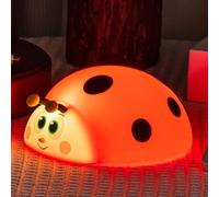 Veilleuse mignonne en forme de coccinelle pour bébé, veilleuse en silicone souple pour chambre d'enfant, chambre d'enfant, chambre à coucher, lampe de chevet à intensité variable, lampe de bureau