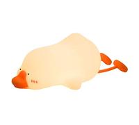 Veilleuse mignonne en silicone sans danger en forme de canard | Lampe douce pour enfants | Luminosité variable et chargement USB pour salon, bureau, dortoir, zone de couchage, adolescents, adultes