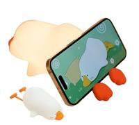 Veilleuse Mignonne,Silicone Souple À Thème De Canard | Lampe de Nuit Amusante,Réglable, Dimmable et Rechargeable par USB pour Salon, Bureau, Dortoir, Zone de Sommeil, Adolescents, Adultes