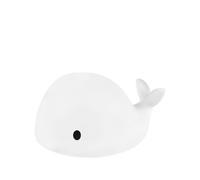 Flow Amsterdam Veilleuse tactile baleine Moby rechargeable 15 cm blanche