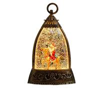 Veilleuse musicale avec batterie - Lanterne à boule de neige d'hiver | Décorations de Noël d'intérieur | Pour fêtes d'anniversaire, vacances, bureau, maison, chambre, bureau, personnes âgées