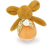 Doudou et Compagnie – Veilleuse musicale – Lapin Doudou culbuto ocre – 24 cm
