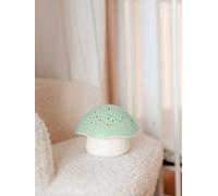 Veilleuse musicale et projecteur d'étoiles Champignon vert sauge TU