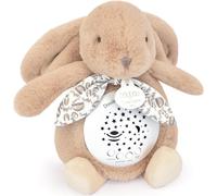 Doudou et Compagnie - Veilleuse musicale - Projections d'étoiles - Beige sable - 24 cm