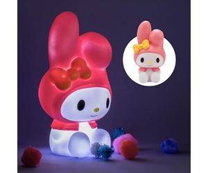 Veilleuse My Melody, lampe de chevet tactile rechargeable USB - C | Lampe veilleuse enfant, lampe de bureau, 3 niveaux de luminosité, 10h d'autonomie, 16 cm, By Blue Sky Studios