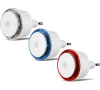 Veilleuse Nachtlicht Led Set M.D.0,8w Ws 0029340002 Rond Led Blanc