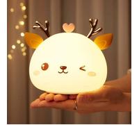 Veilleuse - NO NAME - Lampe Cerf Multicolore - Rechargeable - LED - Tactile