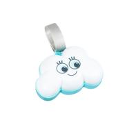 Badabulle Veilleuse Bébé Musicale & Lumineuse Nuage, Ultra Nomade, Petite Veilleuse qui S'accroche au Lit, parc…, Lumière Douce, 15 Berceuses & Bruits Blancs Intégrés, Arrêt Automatique 30min