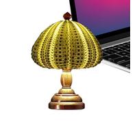 Veilleuse oursin bricolage - Lampe de table de chevet sur le thème de la plage | Lampe décorative LED créative pour chambre et bureau | Animal amusant, lumière ambiante et décorative