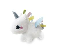 Pabobo - Veilleuse - Licorne Shakies - Peluche - Doudou - Enfant & Bébé - Lumière douce - Portable - Secouer pour allumer - Minuteur - Lavable - Piles incluses - Dès la naissance 0+ - Blanc