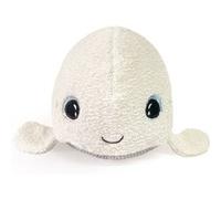 Pabobo Béluga Peluche Sommeil Veilleuse multicolore et berceuse et Bruits Blancs. Peluche super douce Oeko-tex. lavable (module déhoussable)