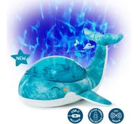 CLOUD B - Tranquil Whale Family - Bleue avec Recharge Usb