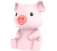 Veilleuse petit cochon rose à défilement de couleurs 9 cm Rose G