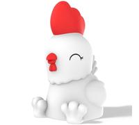 Dhink Veilleuse Petit Coq à défilement de couleurs 9 cm BLANC G