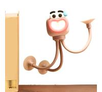 Veilleuse Poulpe - Lampe LED Portable 3x14 cm, Design Mignon en Silicone ABS PVC, Support réglable avec Support de téléphone | Veilleuse de chevet créative pour, adultes, bureau, chambre à cou