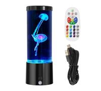 Veilleuse pour adulte - Éclairage d'ambiance LED avec télécommande | Prisme à lueur douce à intensité variable avec plusieurs cycles de couleur et boîtier mat pour dormir, se détendre, lire et définir