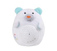 Veilleuse pour bébé avec vos amis - Veilleuse avec bruit blanc - Projecteur d'étoiles - Cadeau pour nouveau-né garçon Talk Boys pour Noël (blanc, taille unique)