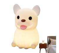 Veilleuse pour chien avec capteur tactile, 8,4 x 8,6 x 13,7 cm, lampe de chevet douce avec batterie rechargeable, dortoir pour chambre d'enfant, table de chevet, dortoir et espace de couchage pour