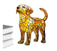 Veilleuse pour chien | Jolie lampe LED vintage en résine teintée en forme d'animal, pour vacances, fête d'anniversaire, bureau, maison, bureau, personnes âgées, cour, ferme, jardin