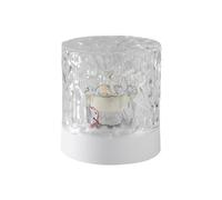Veilleuse pour enfant - Atmosphère d'ondulation d'eau dynamique - Petite veilleuse pour chambre à coucher - Lampe de table pour garçons - Pour chambre à coucher (blanc, D)