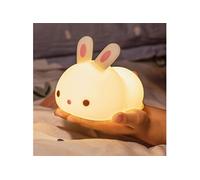 Veilleuse Pour Enfant bébé Veilleuses LED Veilleuse Animal Couleur Lapin Type Rechargeable Modifiable Adapté Aux Enfants bébés et Filles