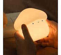 Veilleuse pour enfant en silicone, lampe de nuit, lumière rechargeable USB, lampe de table pour chambre, minuteur, lecture, décoration, cadeau