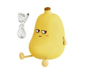 Veilleuse pour enfants, jolie veilleuse LED en forme de banane, éclairage doux/sans scintillement, protection des yeux, lampe kawaii, cadeau d'anniversaire, veilleuse LED rechargeable pour décoration