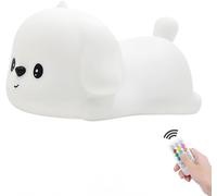 Veilleuse Pour Enfants Led Lampe De Chambre À Coucher Décorative 9 Couleurs Changeantes Pour Lumières De La Chambre D'enfant Alimentée Par Piles Cadeau Pour Filles Et Garçons - Papa Chiot