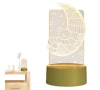Veilleuse pour enfants, veilleuse créative - Décoration de table mignonne avec lumière de nuit, lampe de chevet dimmable changeante de couleur, lampe créative pour l'atmosphère de la chambre
