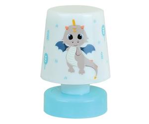 Veilleuse poussoir multicolore Léon le Dragon - 11.5 cm