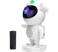 Veilleuse projecteur Astronaute LED Blanc -KINGCENTON - 5 modes de projection -Ciel Etoile Galaxie Nébuleuse - Télécommande