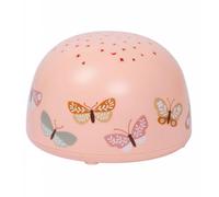 A Little Lovely Company PLBFMC12 Lampe de nuit sans fil en forme de papillon, LED, rose poussiéreux, fonction minuterie de 30 minutes, respectueux de l'environnement, sans BPA, sans phtalates, pour