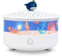 - Veilleuse - Projecteur D'etoiles Ocean 14 Cm - Musical - Détection Des Pleurs - Rechargeable Usb, Océan
