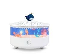 Trousselier - Veilleuse - Projecteur d'Etoiles Ocean 14 Cm - Musical - Détection des Pleurs - Rechargeable USB, Océan