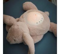 Nattou Veilleuse LED Koala Bear – Projecteur ciel étoilé, 3 couleurs, 5 sons, peluche, 26 cm, beige