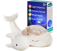 Veilleuse Projecteur Océan Avec 2 Bruits Blancs Et 2 Sons Apaisants Réglages Réglables Capteur De Cri Tortue Tranquille ¿ Aqua (Rechargeable)