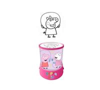 Veilleuse Projecteur - Peppa Pig - LED - 12 cm - Rose - Enfant