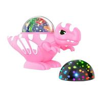 Veilleuse Projecteur pour Enfant Projection Rotative 360 Degrés 8 Modes de | Projecteur Dinosaure Pour Chambre Enfant Pour Chambre Salon Voiture Bébé Sommeil Coucher et Détente Rose