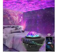 Veilleuse Projecteur - ROSEDO - Starry Sky - LED - Haut-parleur Bluetooth - Minuterie